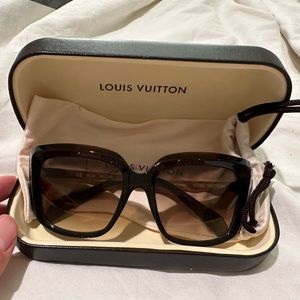 Louis Vuitton LV Sunglasses Sparkly Brown *Authentic*